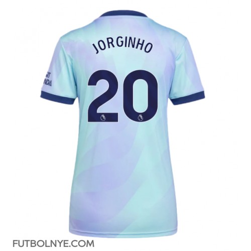 Camiseta Arsenal Jorginho Frello #20 Tercera Equipación para mujer 2024-25 manga corta